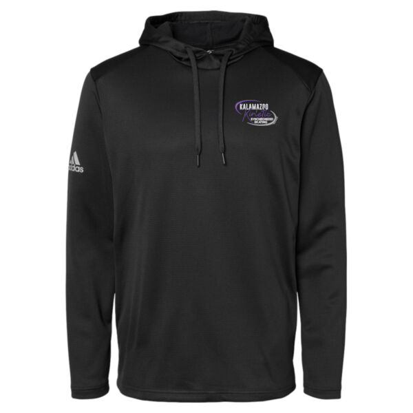 Adidas Textured Mixed Media Hoodie Thumbnail