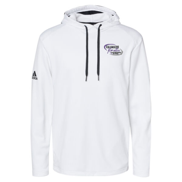 Adidas Textured Mixed Media Hoodie Thumbnail