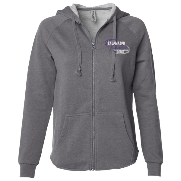 Women's California Wave Wash Full-Zip Hooded Sweatshirt Thumbnail