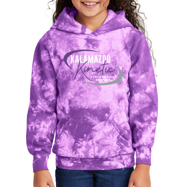 Youth Crystal Tie Dye Pullover Hoodie Thumbnail